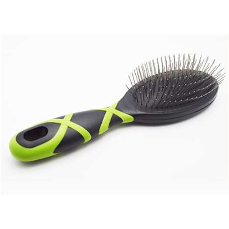 HelloPet USA - Large Pin Brush - Patented Pin Pad - 9GreenBox