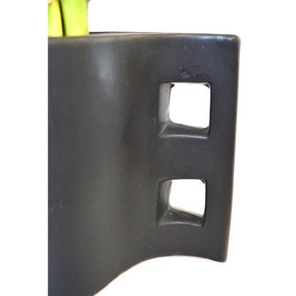 9GreenBox - Lucky Bamboo with Black Tear Drop Ceramic Vase - 9GreenBox