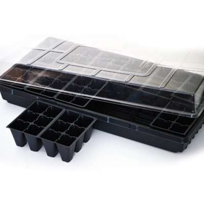 Seed Starter Germination Station Complete Kit w/ Dome,  72 Cell Tray and Growing Tray - 9GreenBox
