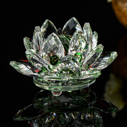 85mm Crystal Lotus Crafts Glass - 9GreenBox