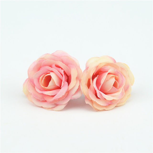 10pcs 3cm Mini Rose Cloth Artificial Flower - 9GreenBox