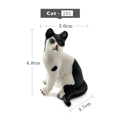 Mini Simulation cat miniature figurine - 9GreenBox