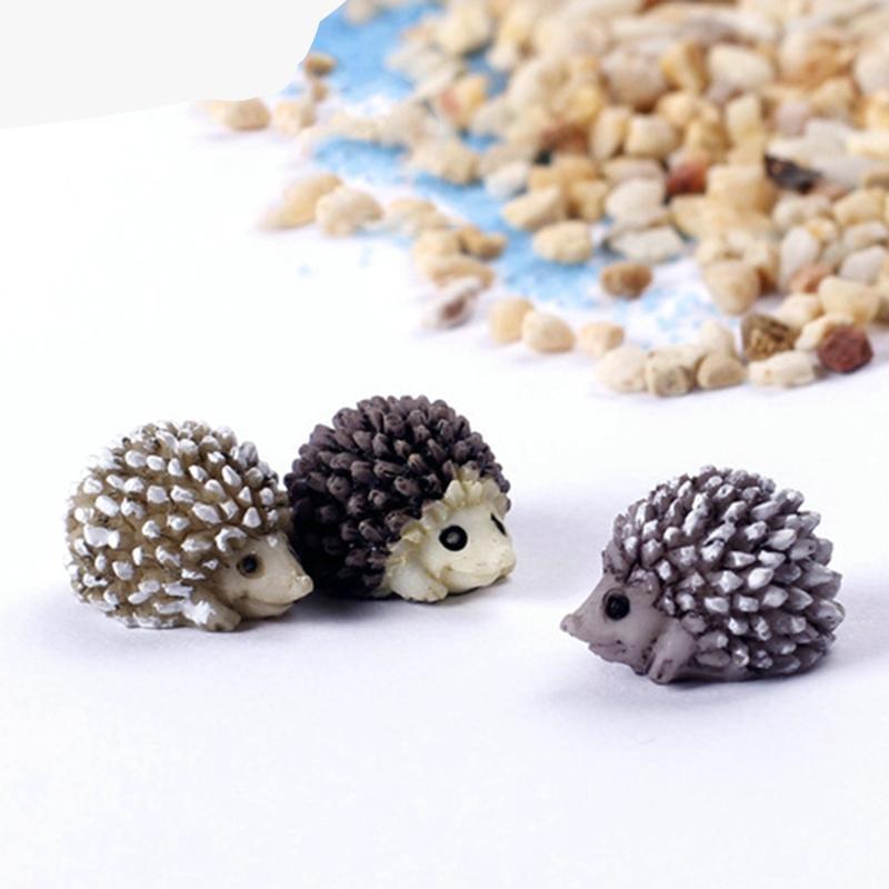 5pcs Hedgehog Fairy Garden Miniatures - 9GreenBox