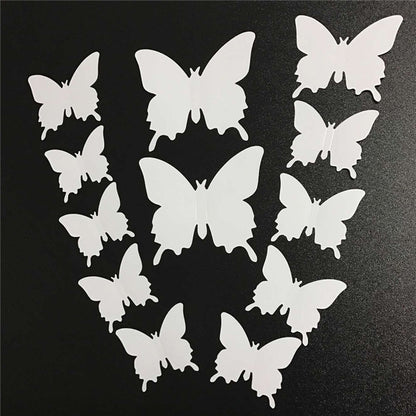 12pcs 3D PVC Magnet Butterflies Wall Stickers - 9GreenBox